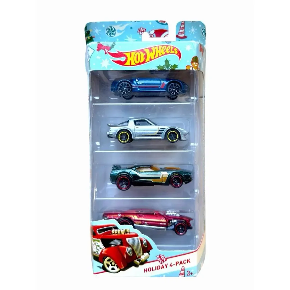 Hot Wheels 2016 Holiday 4-Pack Target Exclusive Nissan 370Z Mazda RX7 New Sealed